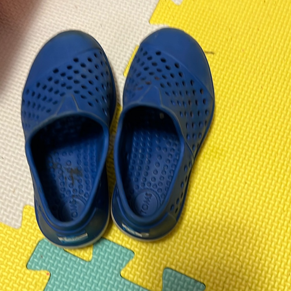 Size 8 blue Tom’s toddler